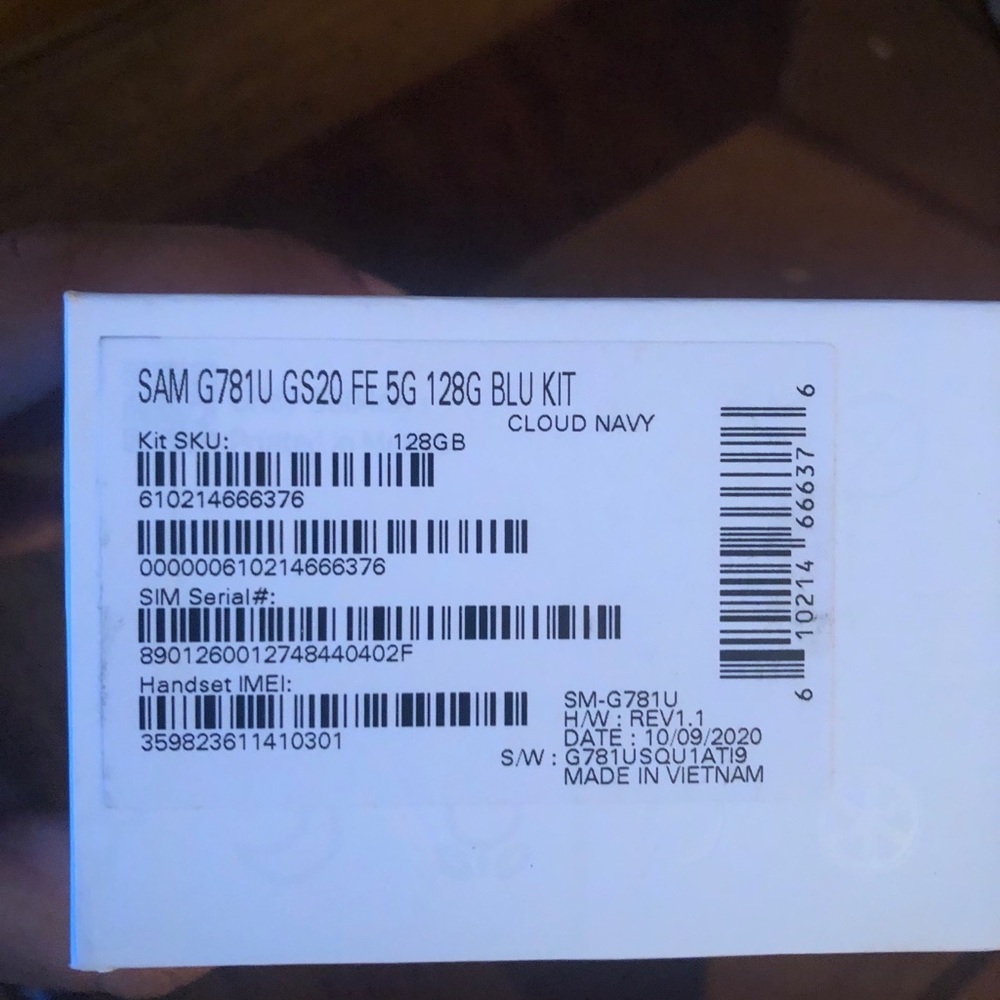 Samsung Galaxy S20 FE 5G Phone 📱